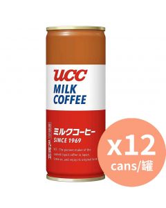 UCC 原味牛奶咖啡 罐頭 [日本進口] 250g x12罐
