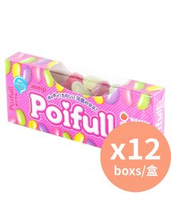 MEIJI Poifull 腰豆軟糖 水果味 [日本進口] 53gx12盒
