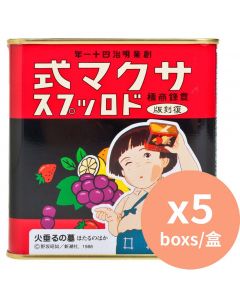 Sakuma 再見螢光蟲罐裝果汁糖 莎果瑪 雜錦水果 [日本進口] 115gx5盒
