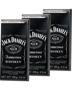 Goldkenn Jack Daniel’s 巧克力片 威士忌酒心巧克力棒 [瑞士進口] 100g x 3盒
