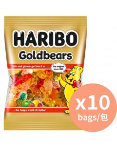 Haribo 金熊雜果橡皮糖 [德國進口] 100gx10包