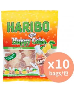 Haribo 酸沙檸檬可樂橡皮糖 [德國進口] 100gx10包