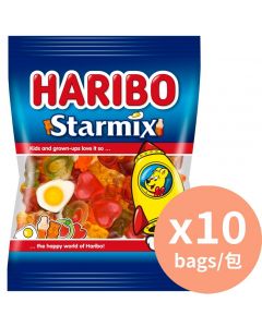 Haribo 星際雜錦橡皮糖 [德國進口] 100gx10包