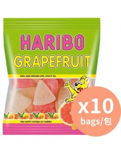 Haribo 酸沙西柚橡皮糖 [德國進口] 100gx10包