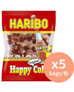 Haribo 快樂可樂迷你橡皮糖 [德國進口] 250gx5包