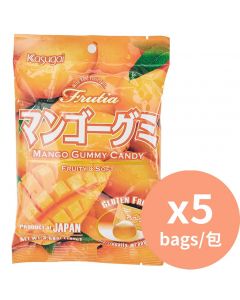 Kasugai 芒果橡皮糖 [日本進口] 102gx5包