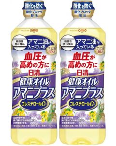 日清 植物油 [日本進口] 600g x2瓶 健康含α-亞麻酸 適合高血壓人士
