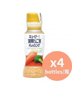 Kewpie QP烤芝麻沙律汁 [日本進口] 180mlx4瓶