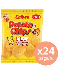Calbee 燒烤味薯片 BBQ味 [香港薯片] 55g x 24包