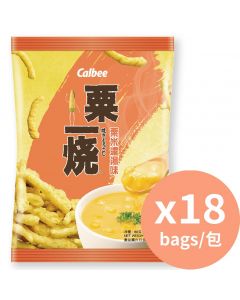 Calbee 粟米湯味粟一燒香脆粟 [香港薯片] 80g x 18包