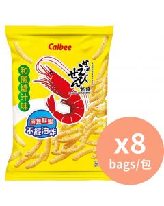 Calbee 和風醬汁味蝦條 [香港薯片] 90g x8包