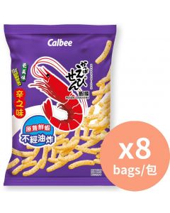 Calbee 蝦條辛之味 [香港薯片] 100g x 8包