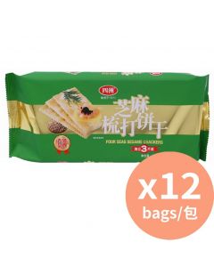 四洲 芝麻梳打餅 [香港品牌] 200gx12包