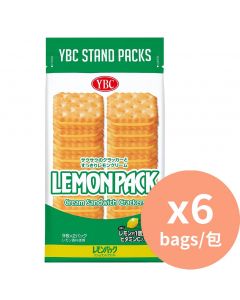 YBC Lemon Pack 檸檬夾心餅 [日本進口] 167g x6包