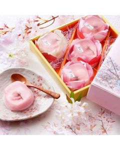 鶴屋製菓 櫻花布丁 [日本進口] 90g x5件 可愛清甜