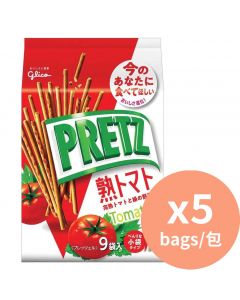 江崎固力果 蕃茄百力滋餅乾條9包 [日本進口] 134gx5包