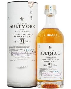 Aultmore 雅墨21年單一純麥威士忌 700ml 層次豐富 桃子、奶油、梨、甜麥芽、迷迭香、薄荷葉