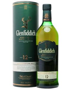 Glenfiddich 12年單一純麥威士忌 [帶有刺激濃郁的香氣] 700ml 國際葡萄酒烈酒賽 (IWSC) 金獎