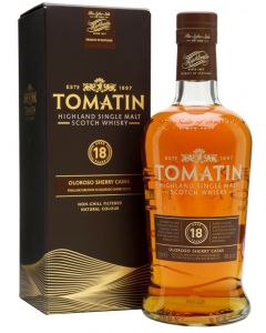 Tomatin 湯瑪丁 18年單一麥芽威士忌 [非冷凝過濾] 700ml 初次雪莉酒桶及波本桶釀製
