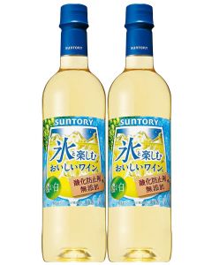 Suntory 葡萄白酒 無添加抗氧化劑 酒精濃度 12% [日本進口] 720mlx2瓶