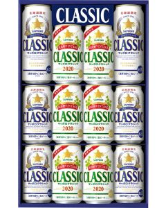 Sapporo Classic CFW3D 啤酒禮品套裝 禮盒 [日本復古罐啤酒] 3款 共12罐