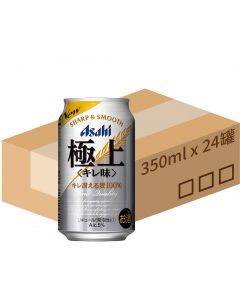 Asahi Sharp Smooth 極上啤酒 [日本進口] 350ml x24罐 使用100％小麥