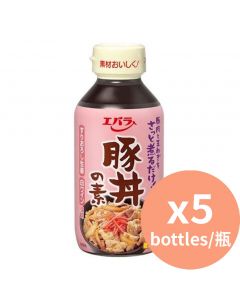 Ebara 豚肉丼汁 和式風味 [日本進口] 245mlx5瓶
