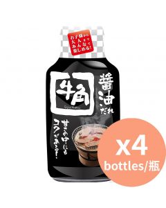 Food Label 牛角燒肉醬油 傳統日式滋味 [日本進口] 210gx4瓶