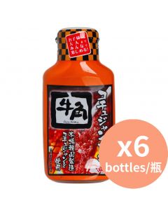Food Label 特製燒肉辣椒醬 傳統日式滋味 [日本進口] 200gx6瓶