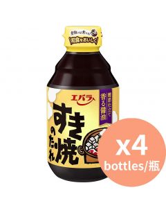 Ebara 壽喜燒火煱醬汁 東日本鰹魚風味 [日本進口] 300mlx4瓶