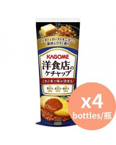 Kagome 洋食店風蕃茄醬 [日本進口] 290gx4瓶