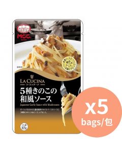 MCC 5種蘑菇和風意粉汁 [日本進口] 105gx5包