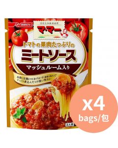Nisshin 蕃茄磨菇肉醬意粉醬 [日本進口] 260gx4包