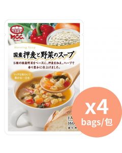 MCC 押麥野菜湯 [日本進口] 160gx4包
