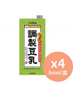 Fukuren 調整豆乳 日本九州產大豆 [日本進口] 1Lx4盒