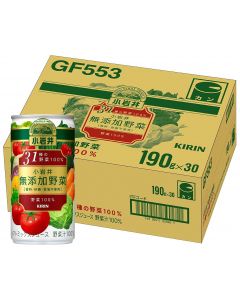 Kirin 小岩井31種蔬菜 100% 無添加野菜蕃茄汁 [日本進口] 190gx30罐