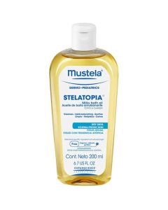 妙思樂 Mustela Stelatopia沐浴油 [無需過水，特乾性皮膚寶寶護理] 200ml