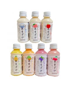 Fruit Amazake Peach Flavor-Pineapple Flavor-Cherry Flavor-Apple Flavor-Plain Flavor-Red Melon Flavor-Blueberry Flavor 200mlx20bottles