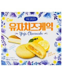 CW 流心柚子芝士蛋糕曲奇 [韓國進口] 10個裝
