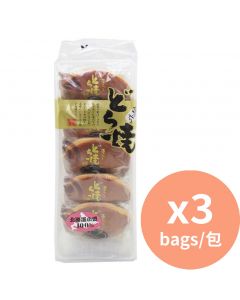Kotobuki 銅鑼燒 板栗紅豆 五件裝 [日本人氣零食] 270g x3包