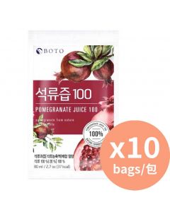 100%紅石榴汁 80ml x 10包