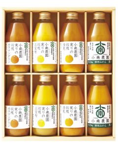 4 Kinds Of Mikan Juice Set 200mlx8 Pieces