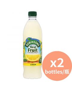 Robinsons 濃縮檸檬汁 無添加糖 [英國進口] 1.0L x2瓶