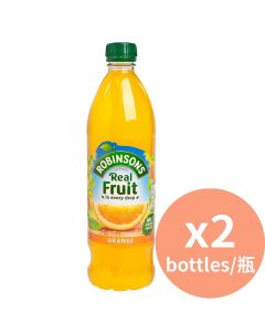 Robinsons 濃縮橙汁 無添加糖 [英國進口] 1.0L x2瓶