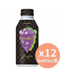 Suntory Gokuri 提子味水果纖維果汁 秋季版 [日本進口] 400ml x12瓶