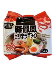 GOEIDO 純素辛辣豚骨風味拉麵 [日本進口] 一袋5包