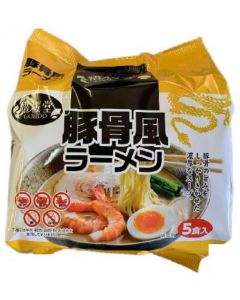 GOEIDO 純素豚骨湯味即食拉麵 [日本進口] 一袋5包