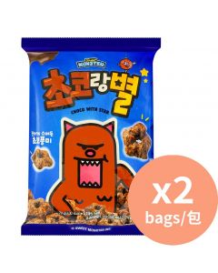 Snack Barn Sweet Monster - 甜心怪獸巧克力星星 [韓國進口] 79g x2