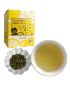Takahashi 高橋製茶 有機緑茶ゆずブレンド [日本輸入品] 24g