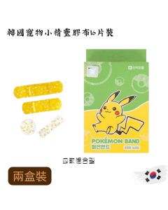 Snack Barn 韓國Pokemon卡通膠布 [混合型 韓國製造] 16片裝 x2